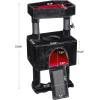 imageBEWISHOME Cat Tree Tower for Indoor Gothic Cat Trees with Coffin Bed Cat Condo Cat House with Scratching Posts Cat Shelves with Spider Toy Pet Play Black with Red MMJ95R