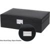 imageBEWISHOME Mens Jewelry Box Organizer Jewelry Box for Men Women with 4 Watch Case Removable Tray Jewelry Display Storage Case Carbon Fiber Design Earring Ring Bracelet Case Black SSH07CBlackBeige
