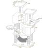 imageBEWISHOME MultiLevel Cat Tree Tower for Indoor Cats with Sisal Scratching PostsPerches Cat Condo Furniture for Large Cats Kitty Activity Center Kitten Play House Grey MMJ05B