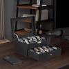 imageBEWISHOME Watch Case 20Slot Watch Box Organizer for Men Watch Case with Large Glass Lid Watch Travel Case Removable Watch Pillows Mens Jewelry Box Watch Display Case Watch Storage Black SSH04CBlackBlack