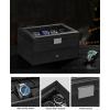 imageBEWISHOME Watch Case 20Slot Watch Box Organizer for Men Watch Case with Large Glass Lid Watch Travel Case Removable Watch Pillows Mens Jewelry Box Watch Display Case Watch Storage Black SSH04CBlackBlack