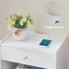 imageBEWISHOME White Floating Nightstand